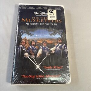 Walt Disney The Three Musketeers (VHS, 1994) Unopened